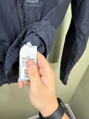 Stone Island Navy Nylon Metal Overshirt