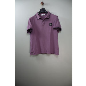 Stone Island Purple Slim Fit Polo