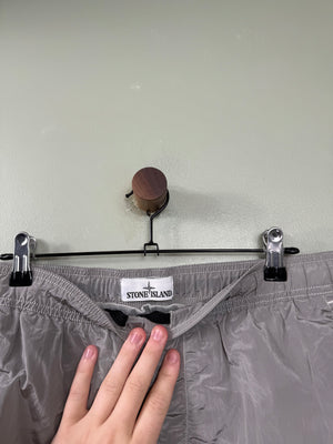 Stone Island Grey Nylon Metal Swim Shorts