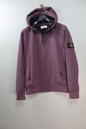 Stone Island Purple Soft Shell Jacket