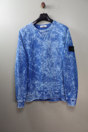 Stone Island Blue Ovo Dye Jumper
