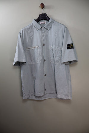 Stone Island Pastel Blue Overshirt