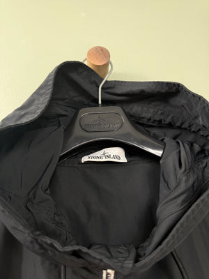 Stone Island Black Micro Reps Parka Jacket