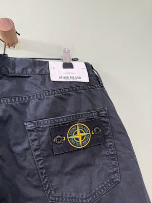 Stone Island Black SL Chino Bottoms