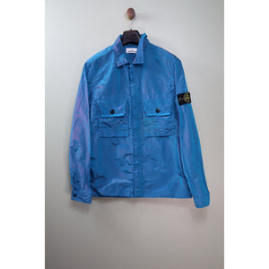 Stone Island Blue/Pink Nylon Metal Weft Overshirt