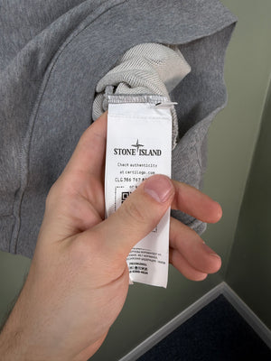 Stone Island Grey Spell Out Jumper
