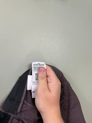 Stone Island Burgundy RE Cargo Shorts