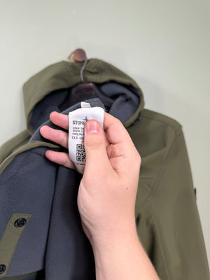 Stone Island Khaki Soft Shell Jacket