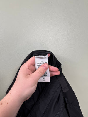 Stone Island Black RE-T Cargo Bottoms