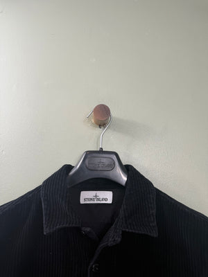 Stone Island Black Corduroy Overshirt