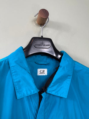 C.P. Company Aqua Blue Chrome Overshirt