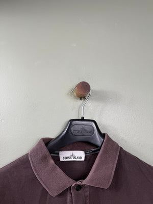 Stone Island Brown Slim Fit Polo