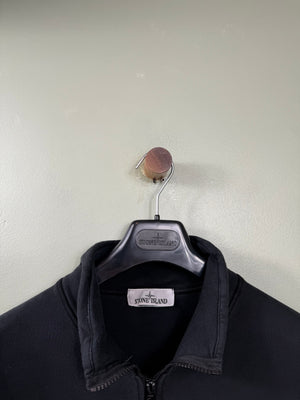 Stone Island Black 1/4 Zip Jumper