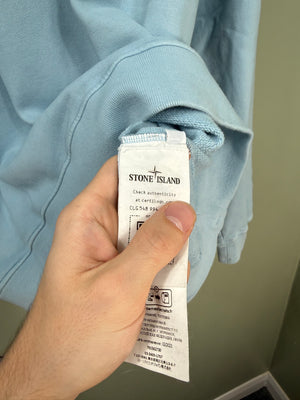 Stone Island Baby Blue 1/4 Zip Jumper