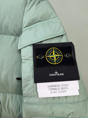 Stone Island Green Crinkle Reps Jacket