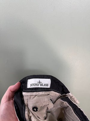 Stone Island Beige SL Cargo Bottoms