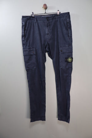 Stone Island Navy SL Cargo Bottoms