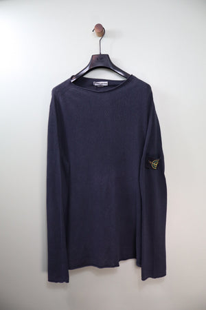 Stone Island Navy Knit Jumper