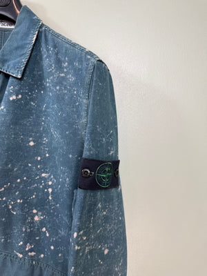 Stone Island Petrol Green Ovo Dye Overshirt