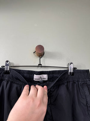 Stone Island Black RE-T Cargo Bottoms
