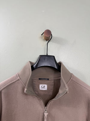 C.P. Company Khaki Metropolis 1/4 Zip Jumper