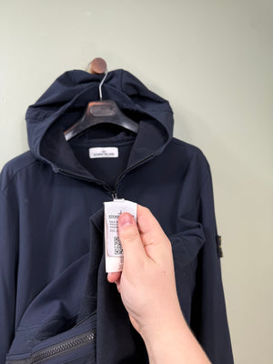 Stone Island Navy Soft Shell Jacket