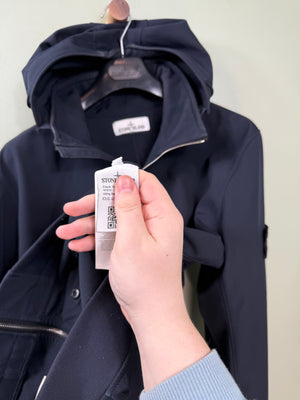 Stone Island Navy Soft Shell Jacket