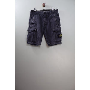 Stone Island Black SL Cargo Shorts
