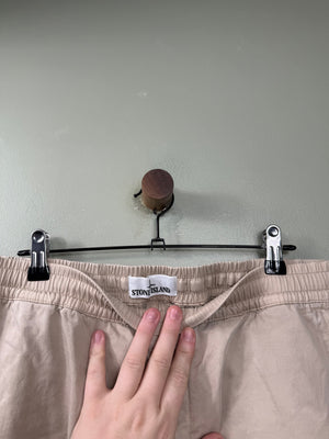 Stone Island Beige RE-T Cargo Bottoms