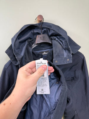 Stone Island Navy Nylon Blend Shadow Project Jacket