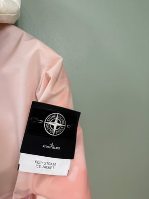 Stone Island Pink/White Poly Strata Jacket