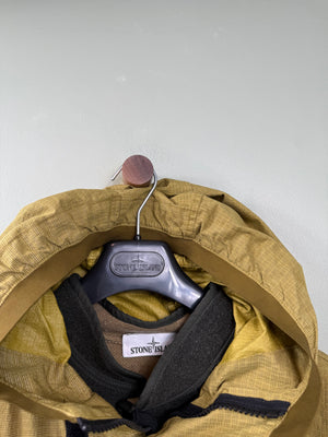 Stone Island Yellow Reflective Weave Ripstop Jacket