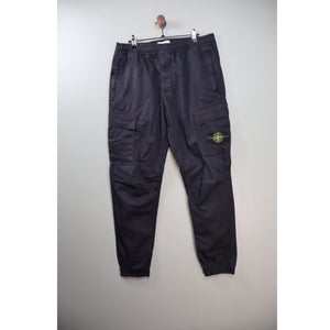 Stone Island Black RE-T Cargo Bottoms