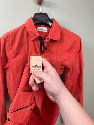Stone Island Red Tela Overshirt