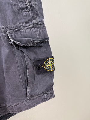 Stone Island Black SL Cargo Shorts
