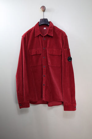 C.P. Company Red Needle Cord Overshirt