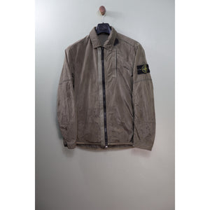 Stone Island Khaki Nylon Metal Overshirt