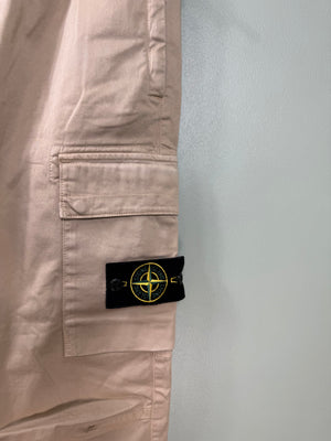 Stone Island Beige RE-T Cargo Bottoms