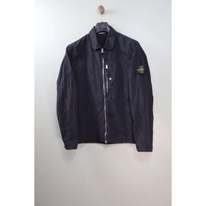 Stone Island Black Nylon Metal Overshirt