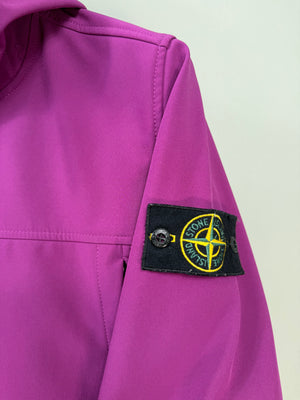 Stone Island Purple Soft Shell Jacket