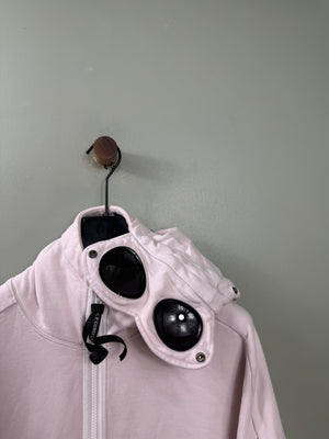 C.P. Company Pink 1/4 Zip Goggle Hoodie