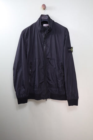 Stone Island Black Crinkle Reps Jacket