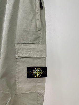 Stone Island Green RE-T Cargo Bottoms