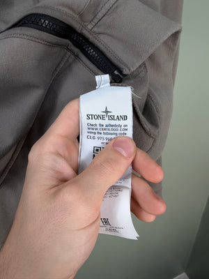 Stone Island Slate Zipped Hoodie