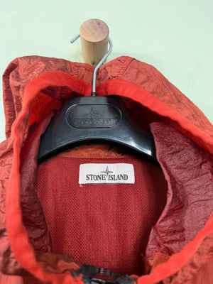 Stone Island Red Nylon Metal Watro Jacket