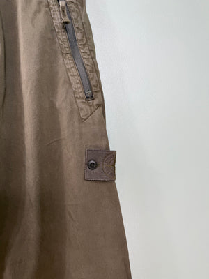 Stone Island Khaki Ghost RE-T Cargo Bottoms