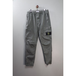 Stone Island Green RE-T Cargo Bottoms
