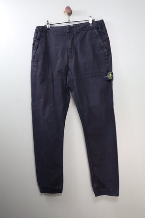Stone Island Black RE-T Cargo Bottoms
