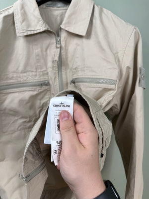 Stone Island Beige Ghost Overshirt