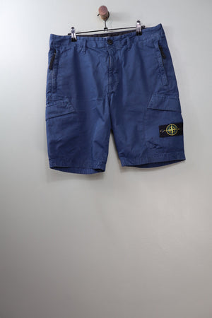 Stone Island Navy RE Cargo Shorts